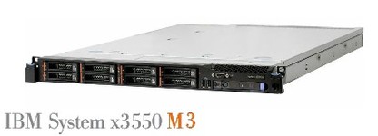 IBM System x3550 M3 8Bay- 2x Quad-Core L5520 / 1.2TB 6G SAS